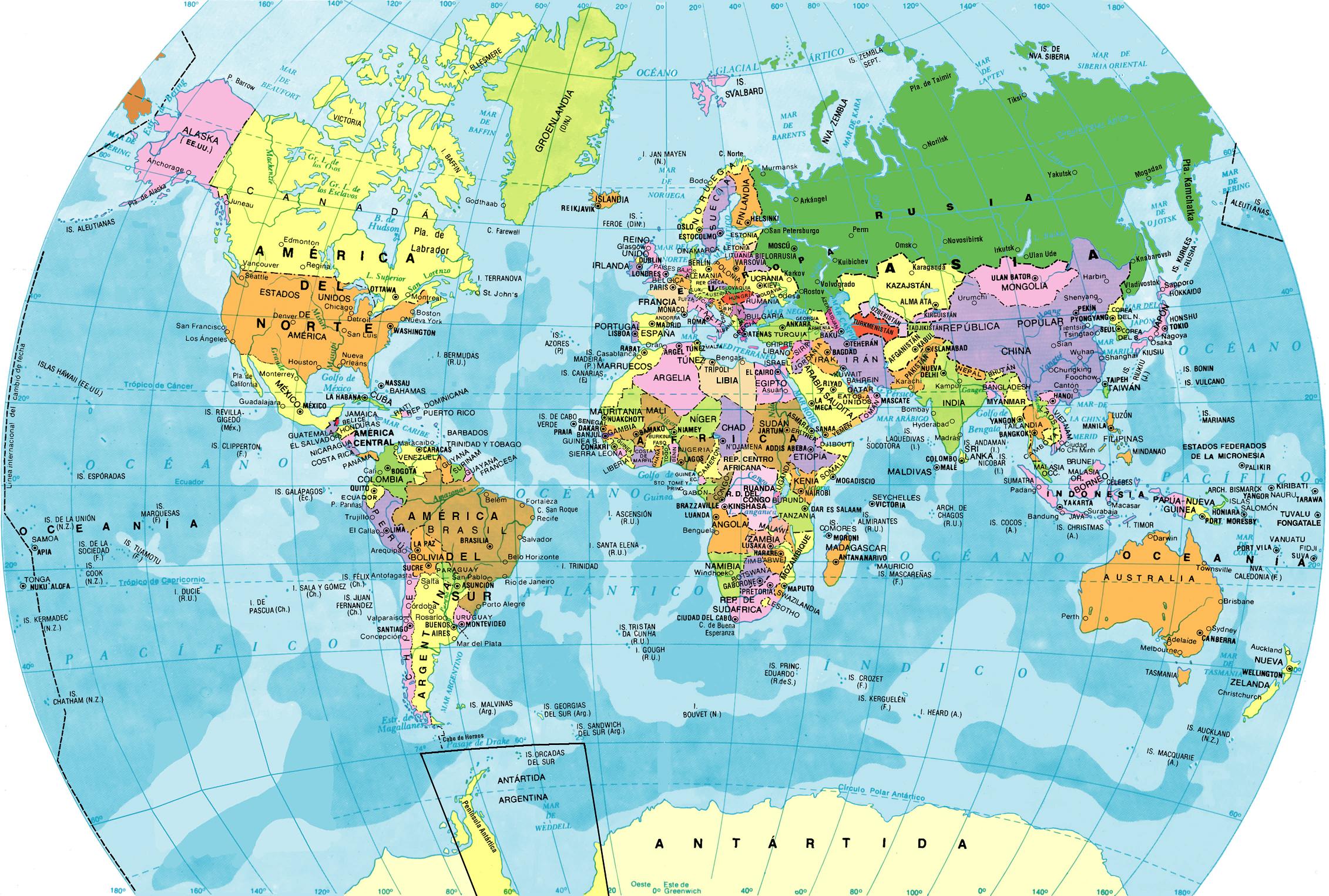 Mapa Mundi Sostracció internacional de menors